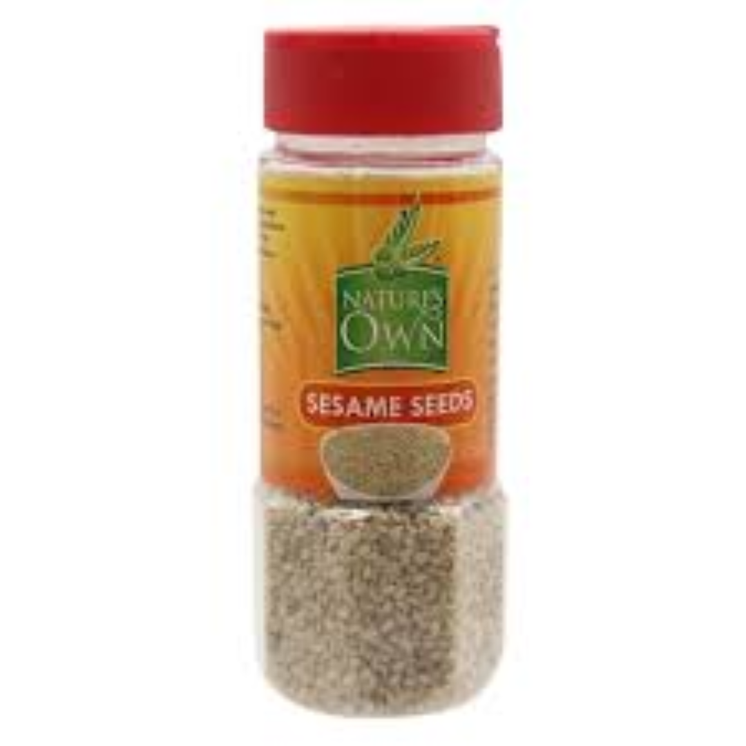 NATURES OWN SESAME SEEDS PKT 50G